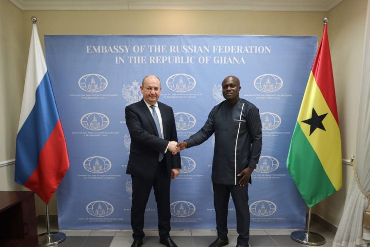 IAIC Africa Representative Meets the Russian Ambassador to the Republic of Ghana